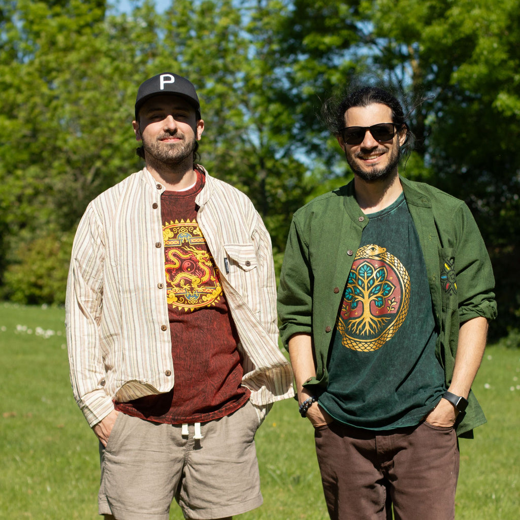 Nomad Sari Kathmandu Shirt - Forest Green - Medium
