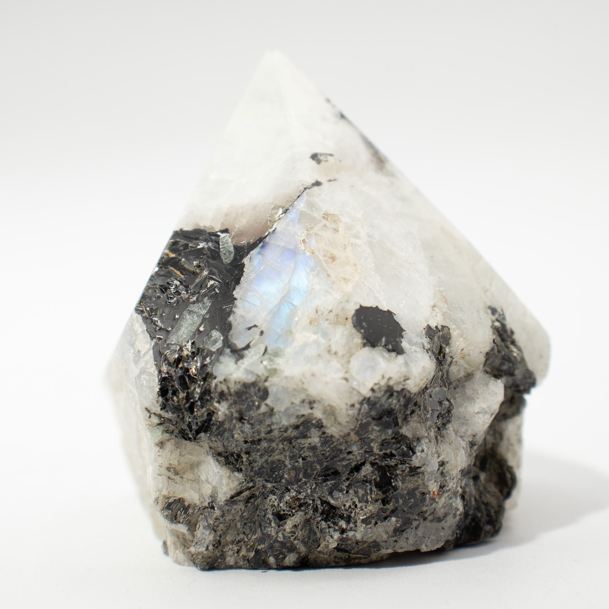 Gemstone Top Polished Points - Rainbow Moonstone (approx 5-6 pieces)