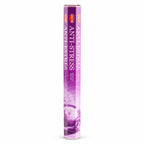 HEM Anti Stress incense in a purple hexagonal pack