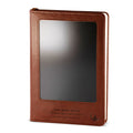 Brown intention notebook with a black LCD screen on the front