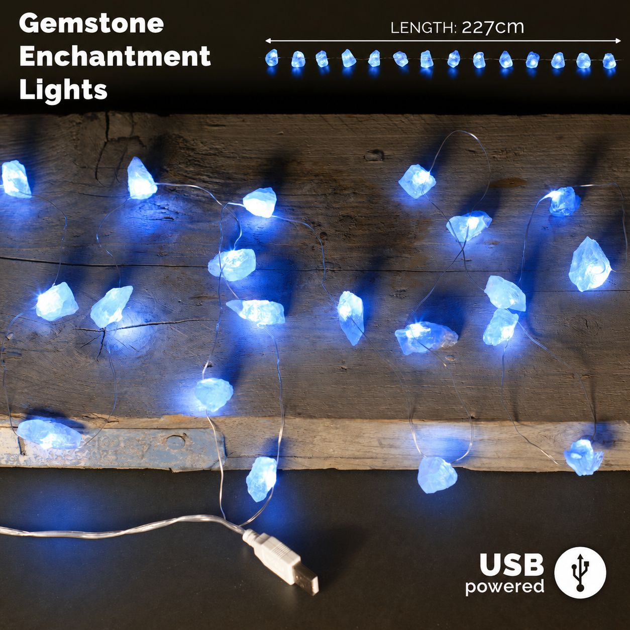 Gemstone Enchantment Lights - Celestite