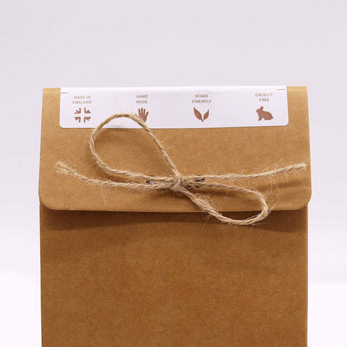 Chill Pills Gift Pack 350g, Black Cherry in a tied brown paper pouch, shown from the front