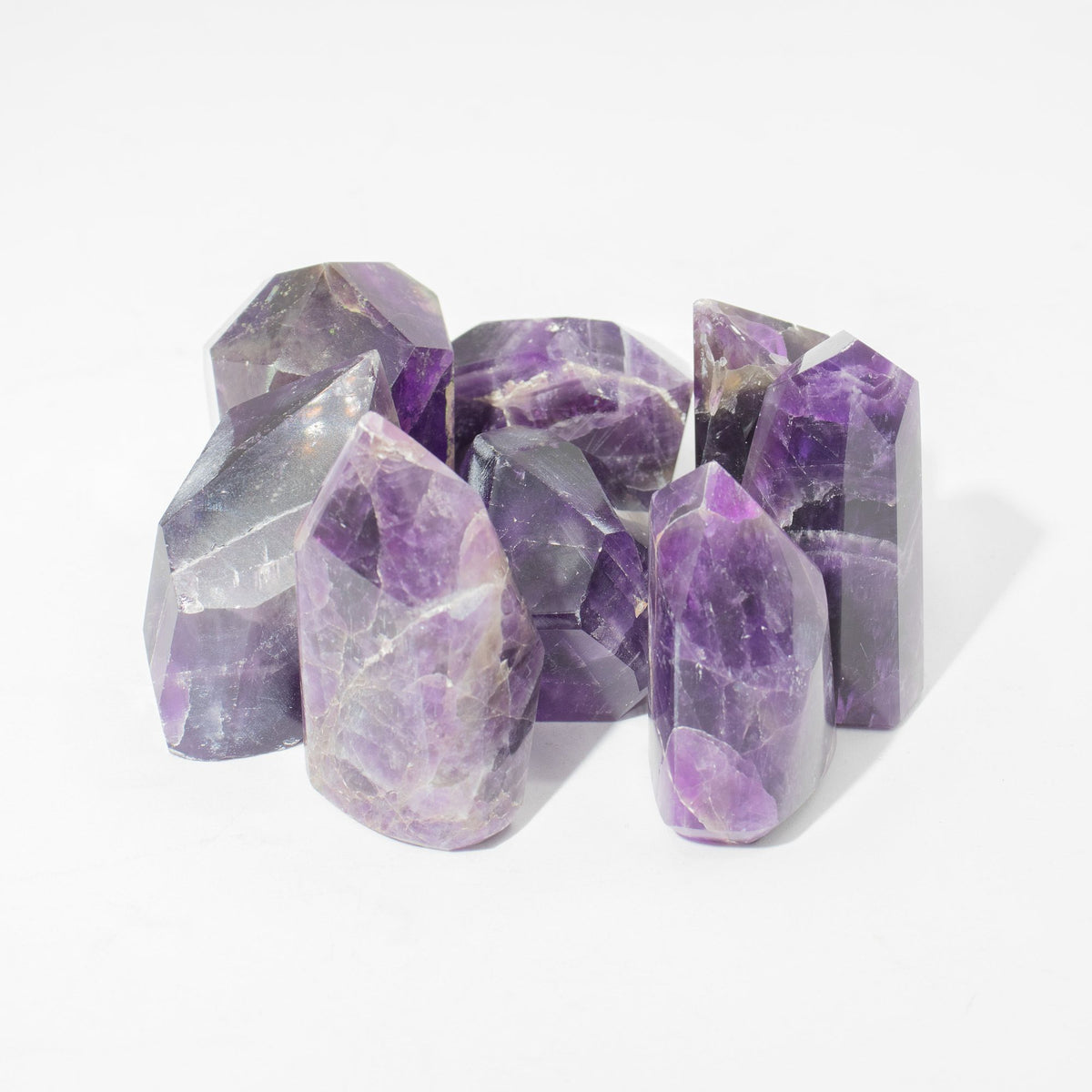 Gemstone Points approx 6cm (0.5KG) - African Amethyst (approx 8 pieces)