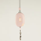 Pink PAW Pocket Pod retractable dog lead with wrist strap and metal clip