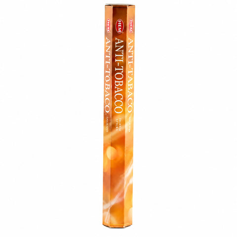 HEM Anti Tobacco incense pack in orange packaging