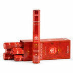 HEM Frankincense incense pack shown with several red packs