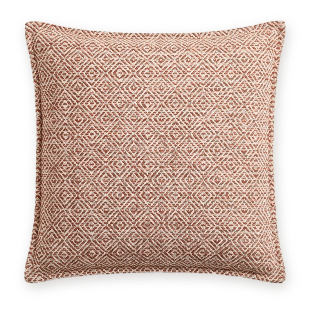 Classic Burgundy Squares Cushion Cover, 45 x 45cm
