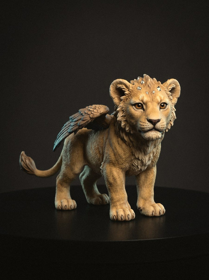 The griffin cub, keeper of The Lion
